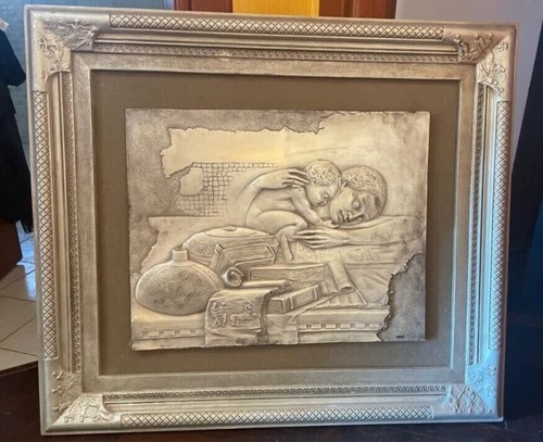 Quadro bassorilievo elvio - quadro,
