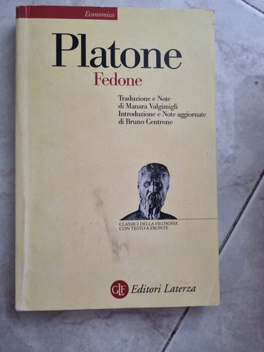 Fedone testo greco fronte - greco,
