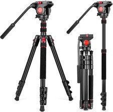 72" Video Tripod with Fluid