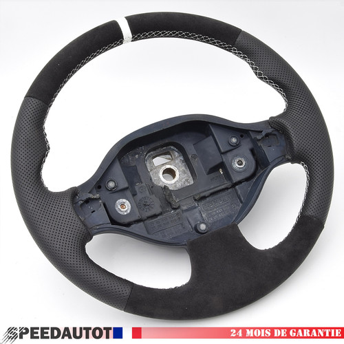 Volant cuir alcantara noir - cuir,