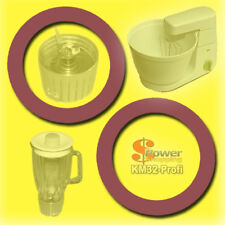 █ MARRONE KM32 🔴 2x GUARNIZIONE GUARNIZIONE GOMMA Vetro Mixer MX32 KM 32 31 3