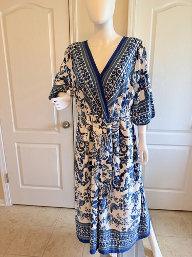 Maxi abito donna chic - , blu