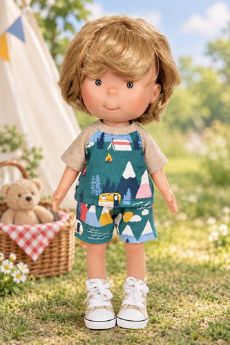 Bambola vestita pippa - vestita,