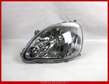 Faro Fanale Anteriore Sinistro H4 Toyota Yaris MK1 I 1 1999-05 Ricambi Originali