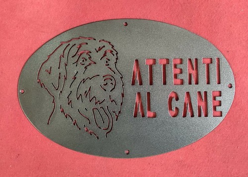 Targa targhetta cartello - targhetta,
