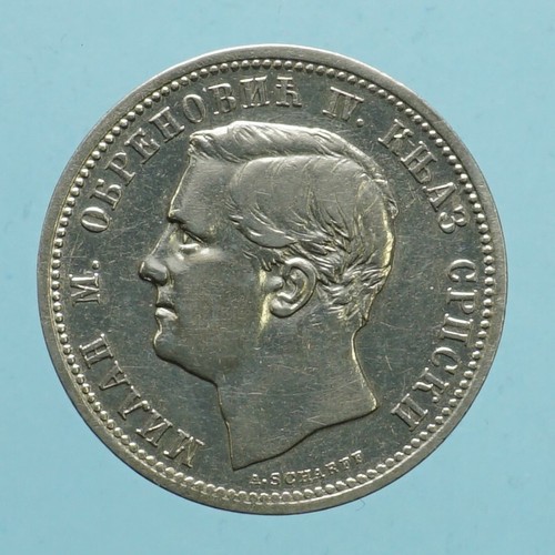 Serbia milan dinara - i, 1875