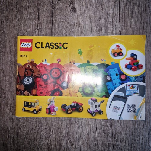 Lego istruzioni classic 11014 - istruzioni,