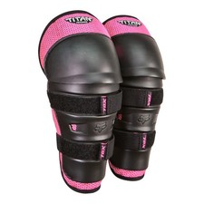 Fox Kids Ginocchiere Titan PEEWEE Ginocchiere MTB MX Nero Rosa OS