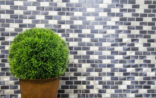 Mosaico mattone alluminio - ,