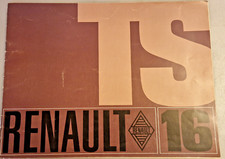 Brochure depliant Renault 16
