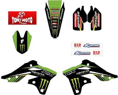 Kit grafiche adesivi - kit, monster