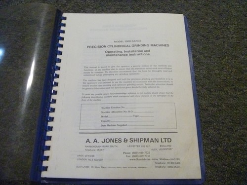 Jones shipman 1300 range - 1300,
