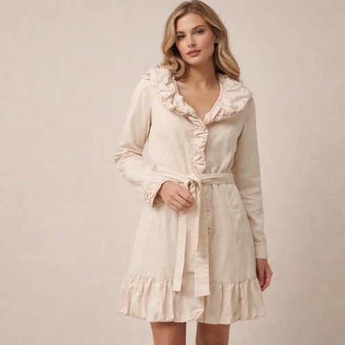 Giacca trench blanc noir con - blanc,