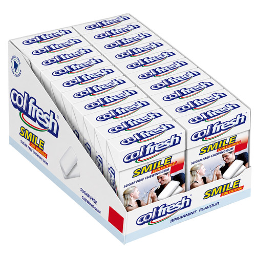 Colfresh chewing gum - chewing, smile