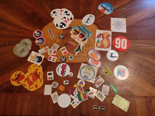 Lotto adesivi sticker vintage - ,
