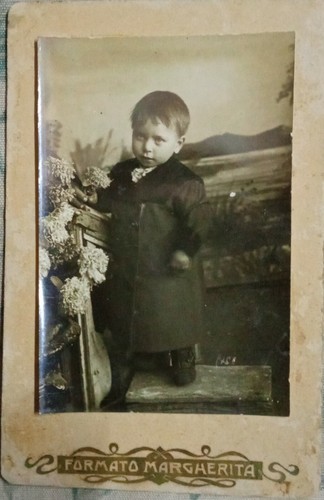 Antica foto cartonata - antica,