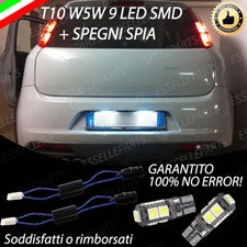 COPPIA LUCI TARGA A 9 LED PER