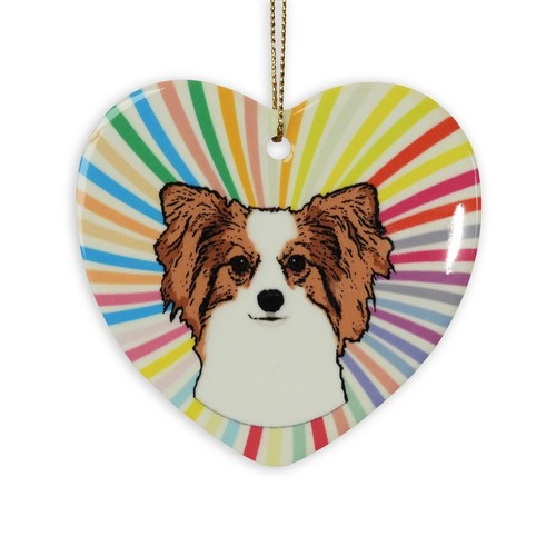 Ornamento forma cuore - ornamento, di