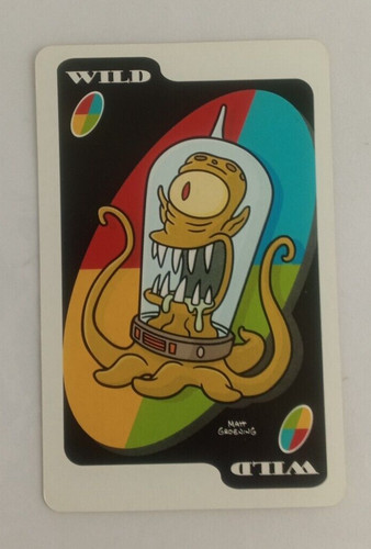 2003 the simpsons uno card - uno,