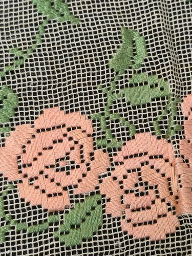 Centrotavola vintage ricamo - , su