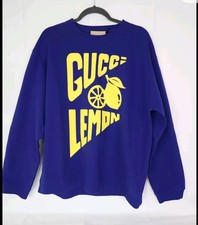 Gucci Felpa Uomo Nuova Blu