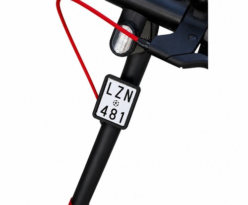 Porta targa compatibile segway - porta,