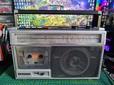 Vintage Radio AM/FM Sanyo M-Z52F Registratore a cassette radio 2 bande