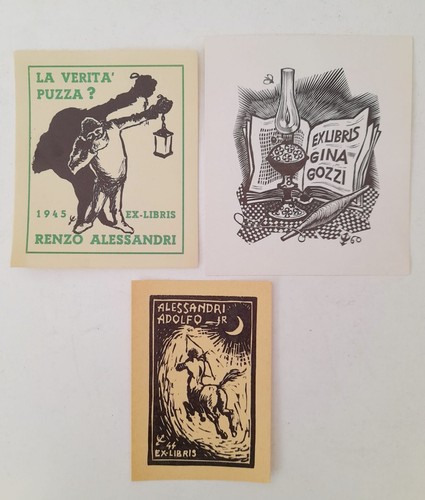 Lotto ex libris lorenzo - 3,