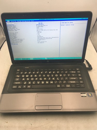 Notebook 655 boot to - 655, bios
