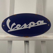 Insegna smaltata Piaggio Vespa