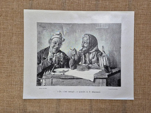 Bei tempi dipinto - dipinto, di