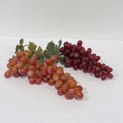 Coppia grappoli uva finti - di, d'uva