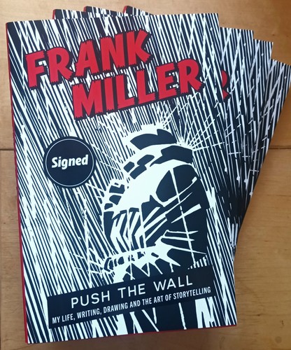 Signed push the wall - , by