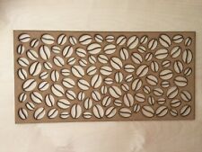 Armadio radiatore screening decorativo chicchi di caffè MDF 3 mm e 6 mm articolo CO2