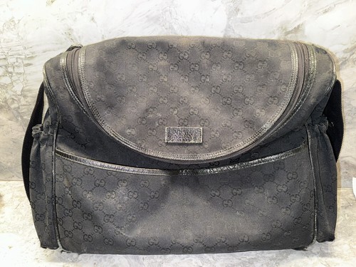 Gucci canvas monogram diaper - canvas,