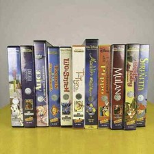 lotto di 11 vhs film walt