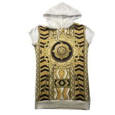 Versace Jeans Men's Sleveless Hoodie White XS - S in perfect condition