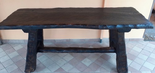 Tavolo legno massiccio con - in,
