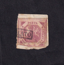 17753-ANTICHI STATI, NAPOLI, FRANCOBOLLO USATO DA G. 2 SU FRAMMENTO