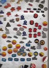 Vintage INDUSTRIAL pin badges