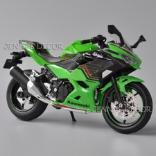 Modellino moto pressofuso scala 1:12 giocattoli Kawasaki Ninja 400 sport bike replica