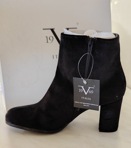 Tronchetti donna velluto - velluto, nero
