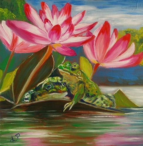 Quadro olio dipinto - , mano