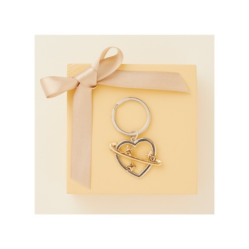 Portachiavi cuore con - , anello