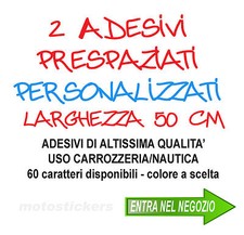 2 adesivi PERSONALIZZATI -