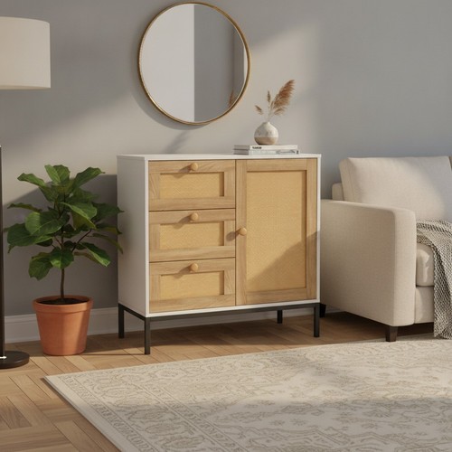 Credenza buffet rattan - credenza,