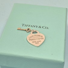 Ciondolo Tiffany & Co. Ritorno al Cuore e Chiave Rubedo Argento per Collana