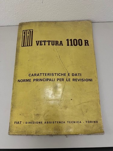 Manuale officina fiat 1100 - manuale, r