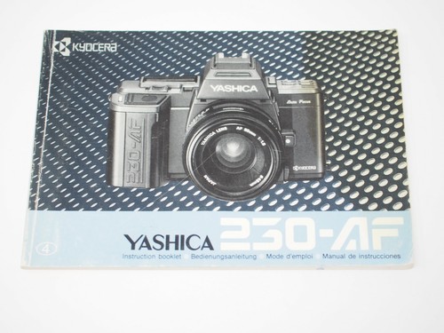 Manuale istruzioni fotocamera