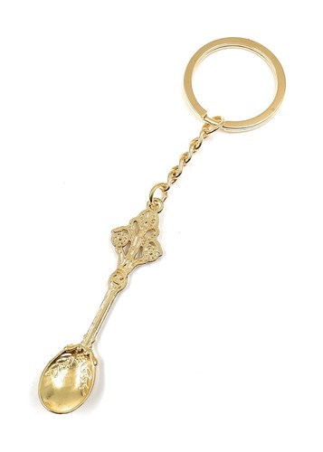Portachiavi oro metallo - oro,